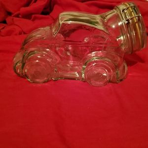 Vintage Italian Hermetic Glass Volkswagen Jar